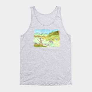 House and Hills Tank Top